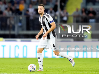 Federico Gatti of Juventus FC during the Serie A Enilive match between Empoli FC and Juventus FC at Stadio Carlo Castellani on September 14,...