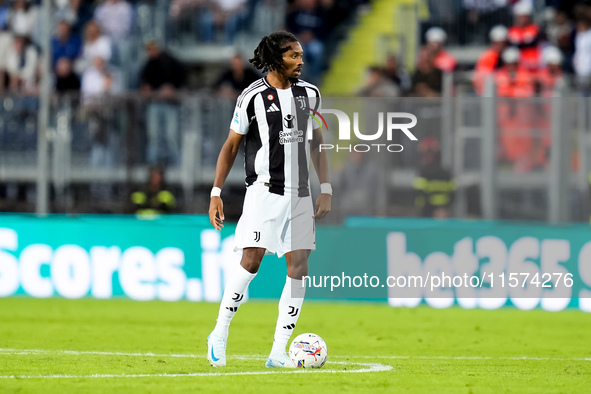 Khephren Thuram of Juventus FC during the Serie A Enilive match between Empoli FC and Juventus FC at Stadio Carlo Castellani on September 14...