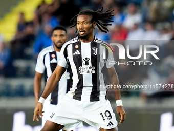 Khephren Thuram of Juventus FC during the Serie A Enilive match between Empoli FC and Juventus FC at Stadio Carlo Castellani on September 14...