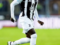 Timothy Weah of Juventus FC during the Serie A Enilive match between Empoli FC and Juventus FC at Stadio Carlo Castellani on September 14, 2...