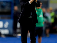 Thiago Motta head coach of Juventus FC gestures during the Serie A Enilive match between Empoli FC and Juventus FC at Stadio Carlo Castellan...