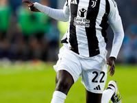 Timothy Weah of Juventus FC during the Serie A Enilive match between Empoli FC and Juventus FC at Stadio Carlo Castellani on September 14, 2...