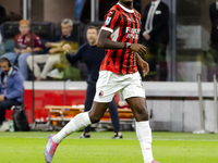 Rafael Leao plays during the Serie A match between AC Milan and Venezia FC in Milano, Italy, on September 14, 2024, at Stadio Giuseppe Meazz...