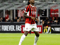 Rafael Leao plays during the Serie A match between AC Milan and Venezia FC in Milano, Italy, on September 14, 2024, at Stadio Giuseppe Meazz...