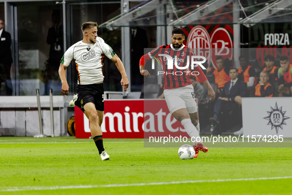 Ruben Loftus-Cheek plays during the Serie A match between AC Milan and Venezia FC in Milano, Italy, on September 14, 2024, at Stadio Giusepp...