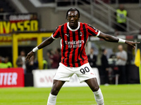 Tammy Abraham plays during the Serie A match between AC Milan and Venezia FC in Milano, Italy, on September 14, 2024, at Stadio Giuseppe Mea...