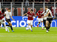 Christian Pulisic plays during the Serie A match between AC Milan and Venezia FC in Milano, Italy, on September 14, 2024, at Stadio Giuseppe...