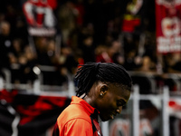 Rafael Leao plays during the Serie A match between AC Milan and Venezia FC in Milano, Italy, on September 14, 2024, at Stadio Giuseppe Meazz...