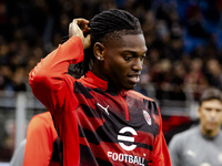 Rafael Leao plays during the Serie A match between AC Milan and Venezia FC in Milano, Italy, on September 14, 2024, at Stadio Giuseppe Meazz...