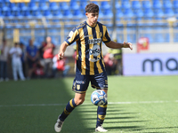 Matteo Baldi of SS Juve Stabia during the Serie B match between SS Juve Stabia and Palermo FC at Stadio Romeo Menti Castellammare Di Stabia...