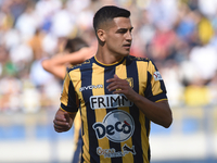 Nicola Mosti of SS Juve Stabia during the Serie B match between SS Juve Stabia and Palermo FC at Stadio Romeo Menti Castellammare Di Stabia...