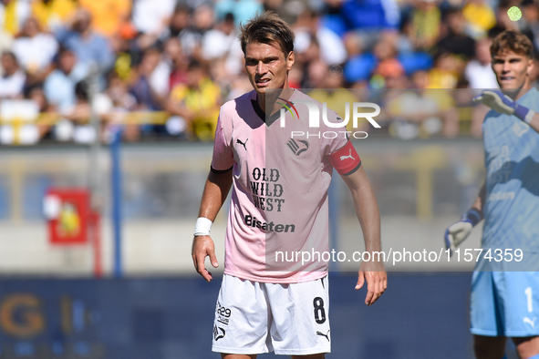 Jacopo Segre of Palermo FC during the Serie B match between SS Juve Stabia and Palermo FC at Stadio Romeo Menti Castellammare Di Stabia Ital...