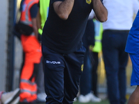 Guido Pagliuca Head Coach of SS Juve Stabia during the Serie B match between SS Juve Stabia and Palermo FC at Stadio Romeo Menti Castellamma...