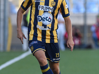 Matteo Baldi of SS Juve Stabia during the Serie B match between SS Juve Stabia and Palermo FC at Stadio Romeo Menti Castellammare Di Stabia...