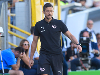 Alessio Dionisi Head Coach of Palermo FC during the Serie B match between SS Juve Stabia and Palermo FC at Stadio Romeo Menti Castellammare...