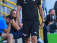 Alessio Dionisi Head Coach of Palermo FC during the Serie B match between SS Juve Stabia and Palermo FC at Stadio Romeo Menti Castellammare...