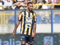 Kevin Piscopo of SS Juve Stabia during the Serie B match between SS Juve Stabia and Palermo FC at Stadio Romeo Menti Castellammare Di Stabia...