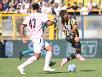 Andrea Adorante of SS Juve Stabia during the Serie B match between SS Juve Stabia and Palermo FC at Stadio Romeo Menti Castellammare Di Stab...