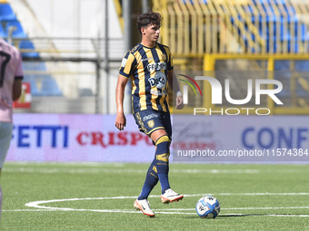 Marco Ruggero of SS Juve Stabia during the Serie B match between SS Juve Stabia and Palermo FC at Stadio Romeo Menti Castellammare Di Stabia...