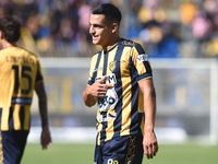 Nicola Mosti of SS Juve Stabia during the Serie B match between SS Juve Stabia and Palermo FC at Stadio Romeo Menti Castellammare Di Stabia...