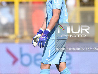 Sebastiano Desplanches of Palermo FC during the Serie B match between SS Juve Stabia and Palermo FC at Stadio Romeo Menti Castellammare Di S...