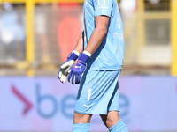 Sebastiano Desplanches of Palermo FC during the Serie B match between SS Juve Stabia and Palermo FC at Stadio Romeo Menti Castellammare Di S...