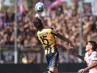 Romano Floriani of SS Juve Stabia during the Serie B match between SS Juve Stabia and Palermo FC at Stadio Romeo Menti Castellammare Di Stab...