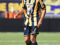 Giuseppe Leone of SS Juve Stabia during the Serie B match between SS Juve Stabia and Palermo FC at Stadio Romeo Menti Castellammare Di Stabi...