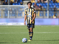 Giuseppe Leone of SS Juve Stabia during the Serie B match between SS Juve Stabia and Palermo FC at Stadio Romeo Menti Castellammare Di Stabi...