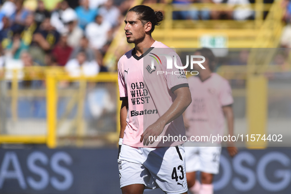 Dimitris Nikolaou of Palermo FC during the Serie B match between SS Juve Stabia and Palermo FC at Stadio Romeo Menti Castellammare Di Stabia...