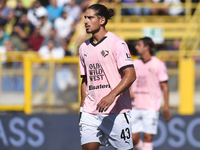 Dimitris Nikolaou of Palermo FC during the Serie B match between SS Juve Stabia and Palermo FC at Stadio Romeo Menti Castellammare Di Stabia...