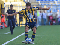 Matteo Baldi of SS Juve Stabia during the Serie B match between SS Juve Stabia and Palermo FC at Stadio Romeo Menti Castellammare Di Stabia...