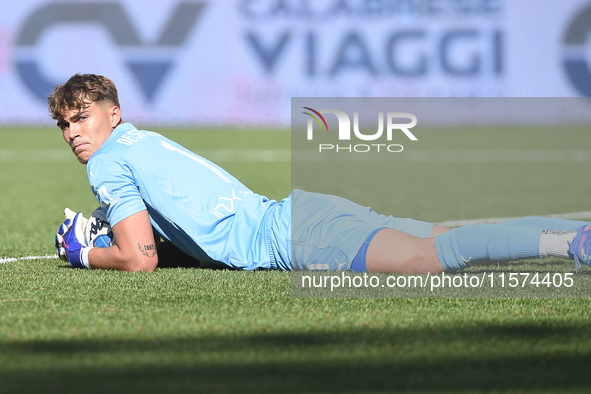 Sebastiano Desplanches of Palermo FC during the Serie B match between SS Juve Stabia and Palermo FC at Stadio Romeo Menti Castellammare Di S...