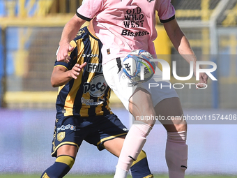 Thomas Henry of Palermo FC during the Serie B match between SS Juve Stabia and Palermo FC at Stadio Romeo Menti Castellammare Di Stabia Ital...