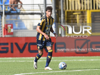 Marco Ruggero of SS Juve Stabia during the Serie B match between SS Juve Stabia and Palermo FC at Stadio Romeo Menti Castellammare Di Stabia...