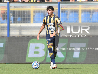 Marco Ruggero of SS Juve Stabia during the Serie B match between SS Juve Stabia and Palermo FC at Stadio Romeo Menti Castellammare Di Stabia...