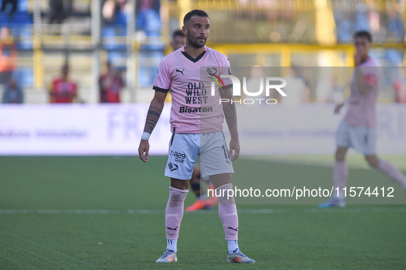 Roberto Insigne of Palermo FC during the Serie B match between SS Juve Stabia and Palermo FC at Stadio Romeo Menti Castellammare Di Stabia I...