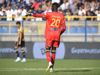 Demba Thiam of SS Juve Stabia during the Serie B match between SS Juve Stabia and Palermo FC at Stadio Romeo Menti Castellammare Di Stabia I...