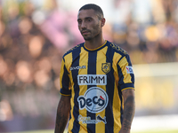 Kevin Piscopo of SS Juve Stabia during the Serie B match between SS Juve Stabia and Palermo FC at Stadio Romeo Menti Castellammare Di Stabia...