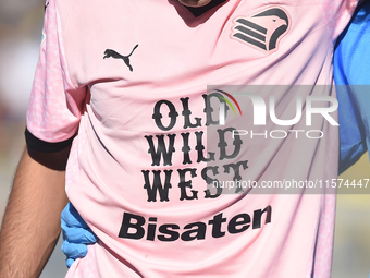 Close Up of Palermo FC shirt during the Serie B match between SS Juve Stabia and Palermo FC at Stadio Romeo Menti Castellammare Di Stabia It...