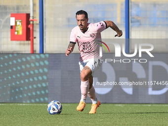 Francesco Di Mariano of Palermo FC during the Serie B match between SS Juve Stabia and Palermo FC at Stadio Romeo Menti Castellammare Di Sta...