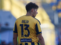 Matteo Baldi of SS Juve Stabia during the Serie B match between SS Juve Stabia and Palermo FC at Stadio Romeo Menti Castellammare Di Stabia...