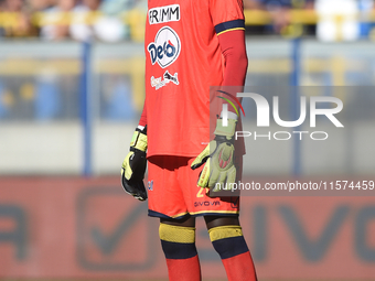 Demba Thiam of SS Juve Stabia during the Serie B match between SS Juve Stabia and Palermo FC at Stadio Romeo Menti Castellammare Di Stabia I...