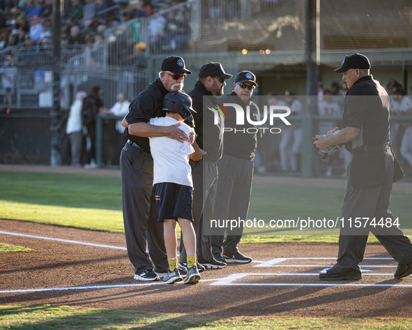 The Oakland Ballers (1) beat the Yolo High Wheelers (0) in game 2 (round 1) of the Pioneer Baseball League's playoffs in Oakland, Calif., on...