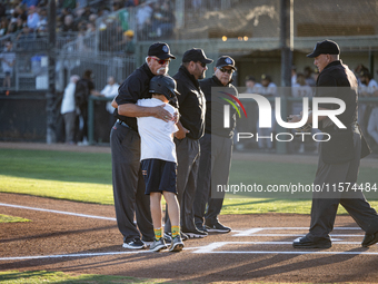 The Oakland Ballers (1) beat the Yolo High Wheelers (0) in game 2 (round 1) of the Pioneer Baseball League's playoffs in Oakland, Calif., on...