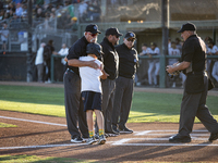 The Oakland Ballers (1) beat the Yolo High Wheelers (0) in game 2 (round 1) of the Pioneer Baseball League's playoffs in Oakland, Calif., on...