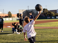 The Oakland Ballers (1) beat the Yolo High Wheelers (0) in game 2 (round 1) of the Pioneer Baseball League's playoffs in Oakland, Calif., on...