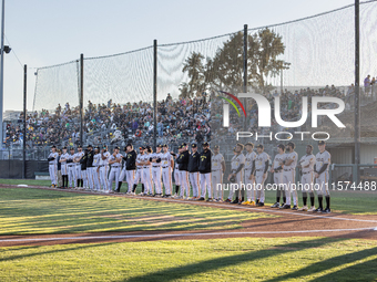 The Oakland Ballers (1) beat the Yolo High Wheelers (0) in game 2 (round 1) of the Pioneer Baseball League's playoffs in Oakland, Calif., on...