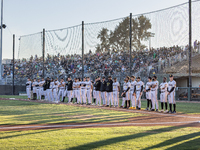 The Oakland Ballers (1) beat the Yolo High Wheelers (0) in game 2 (round 1) of the Pioneer Baseball League's playoffs in Oakland, Calif., on...