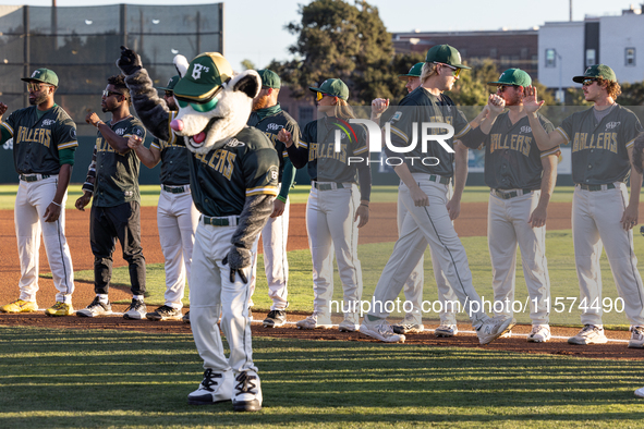 The Oakland Ballers (1) beat the Yolo High Wheelers (0) in game 2 (round 1) of the Pioneer Baseball League's playoffs in Oakland, Calif., on...